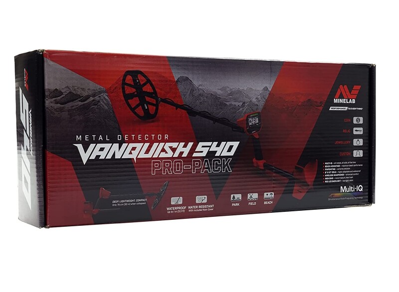 Металлодетектор Minelab Vanquish 540 Pro-Pack + PRO-FIND 35 PinPointer
