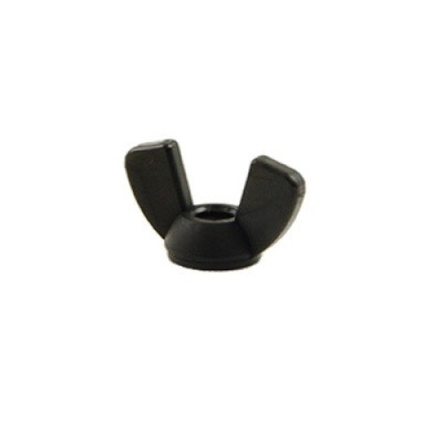 Minelab Nut, 1/4-20 Unc Nylon Wing Black