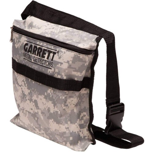 Garrett Camo Canvas Metal Detecting Finds Recovery Bag/Pouch