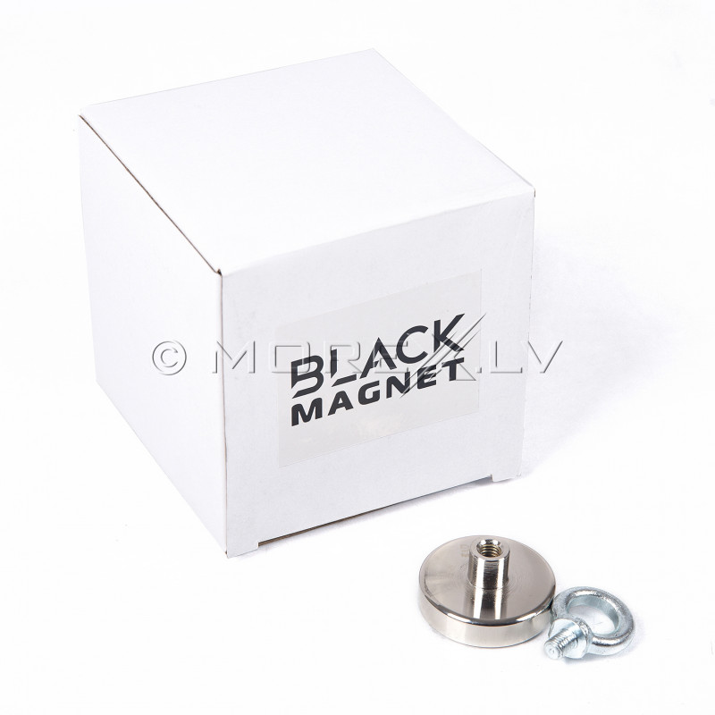 Поисковый магнит 80 kg Black Magnet F80